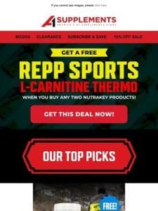 Get a Free Repp Sports L-Carnitine Thermo!