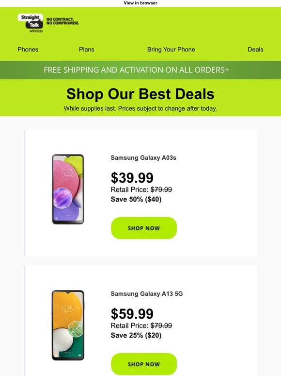Get a Samsung Galaxy phone for as low as $40 ?