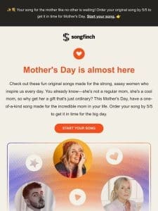 Get inspired for Mother’s Day