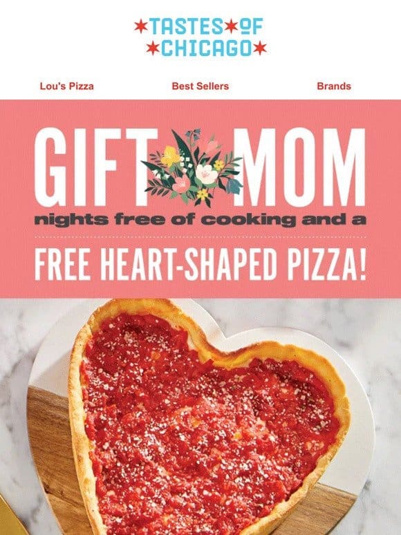 Give Mom a Break With Free ❤️ Pizza