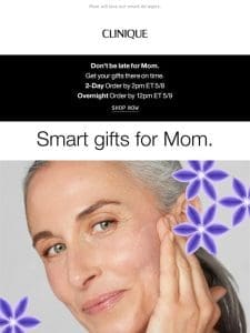 Give Mom the gift of younger-looking skin.