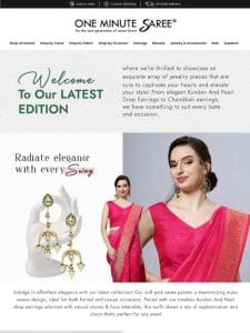 Glamorous Pairings: Elevate Your Saree Style with Stunning Jewelry