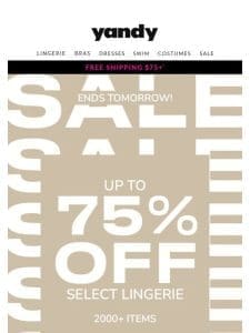 Going FAST!!   Up to 75% OFF Sexy Lingerie