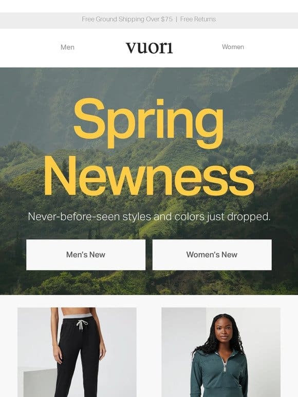 Going fast: New spring arrivals