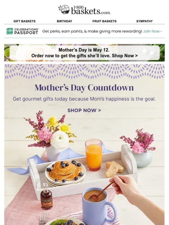 Got Mother’s Day gifts?   It’s only a week away.