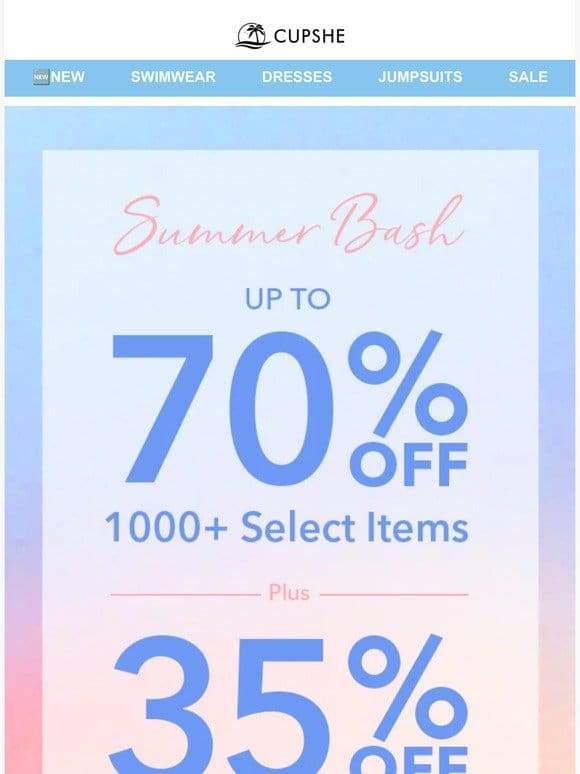 Grab It While It’s Hot   Up to 70% OFF + More!