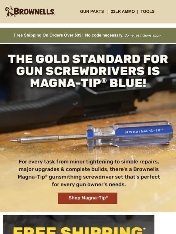 Grab the blue handle & maintain w/ the GOLD STANDARD