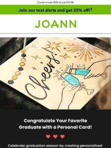 Grad Gift Idea: Make them a personalized card with Cupixel!