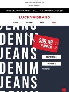 Great Jeans ONLY $39.99!