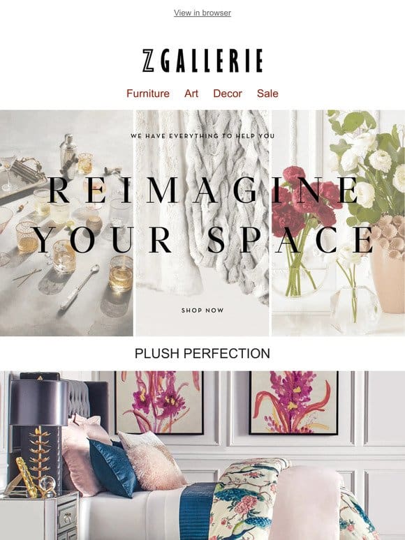 HOME SWEET HOME: Your exclusive access to everything you need to update your space
