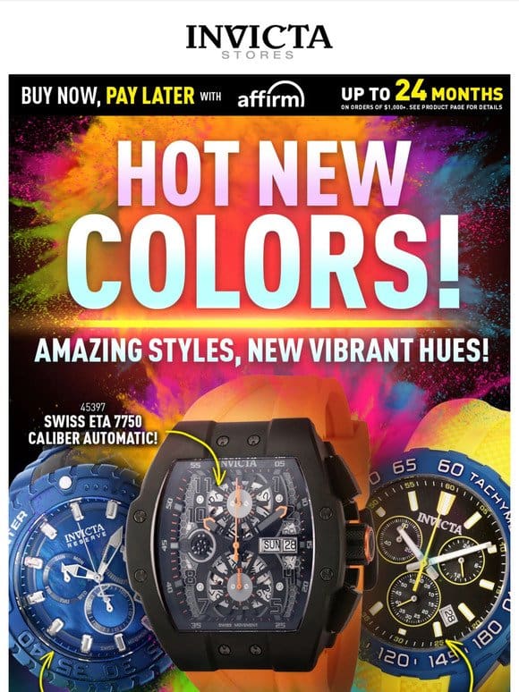 HOT NEW COLORS To Ignite Your Look❗️⌚️