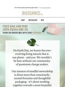 Happy   Day! Good for your skin & the planet