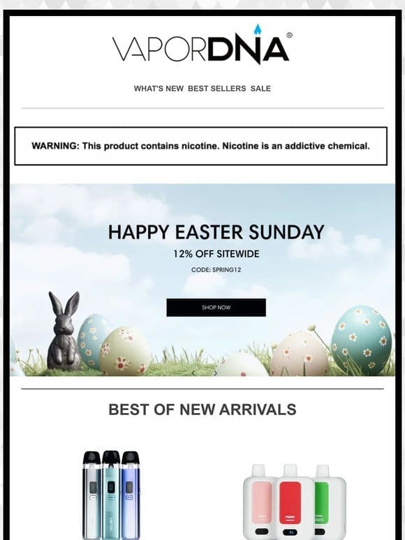 Happy Easter Sunday! Enjoy our sitewide sale!