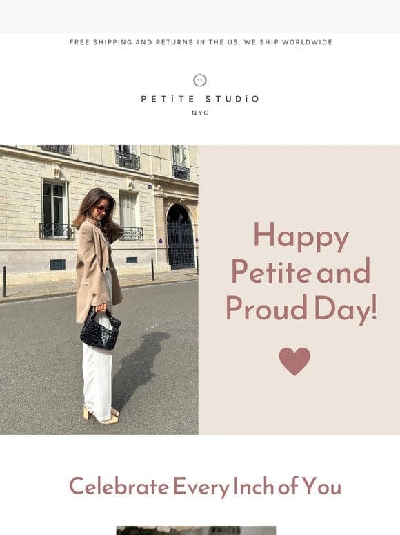 Happy Petite and Proud Day， love