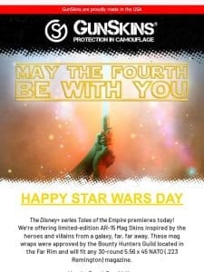 Happy Star Wars Day! ⭐⚔️