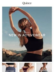 Have you seen our new activewear?