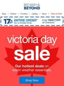 Heat Up Your Victoria Day HUGE Home Savings