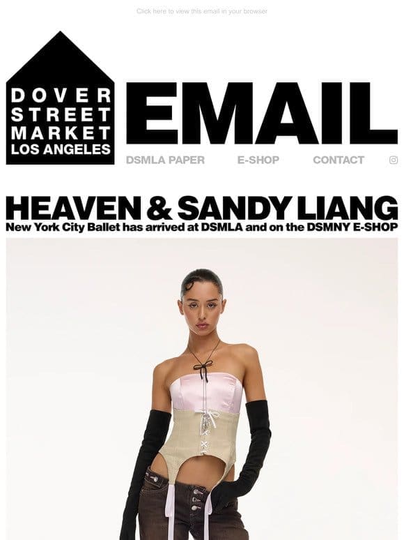 Heaven & Sandy Liang New York City Ballet has arrived at DSMLA and on the DSMNY E-SHOP