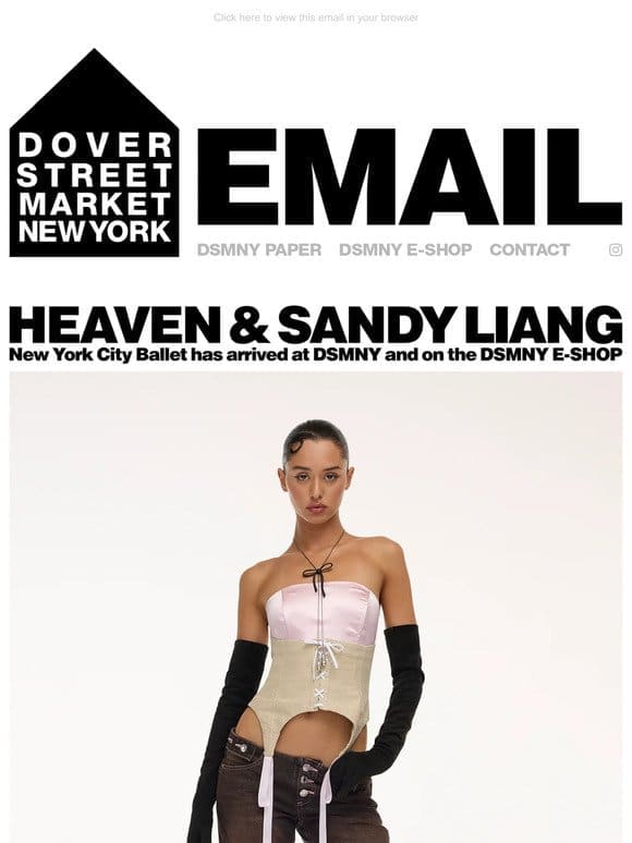Heaven & Sandy Liang New York City Ballet has arrived at DSMNY and on the DSMNY E-SHOP