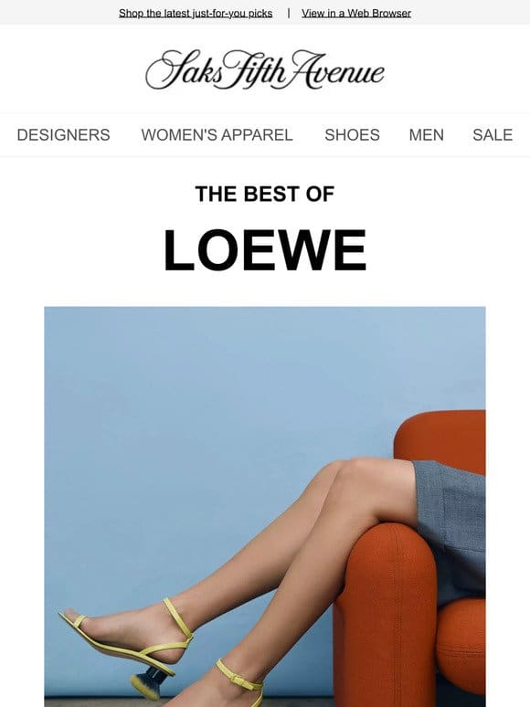 Here are new picks from LOEWE