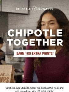 Here’s a chance to earn 100 extra points