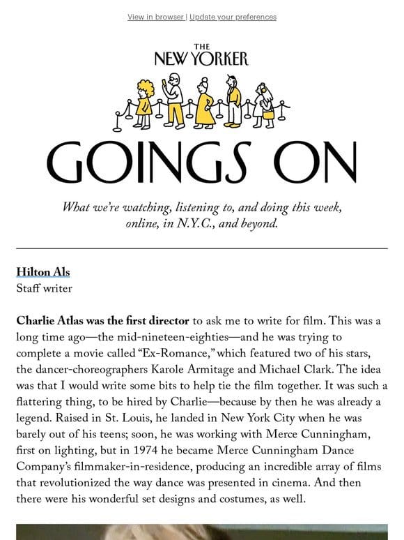 Hilton Als on the Sui-Generis Films of Charles Atlas