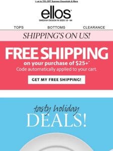 Holiday Special: FREE SHIPPING!