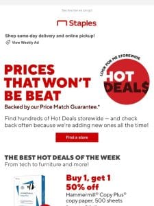 Hot Deals are HERE