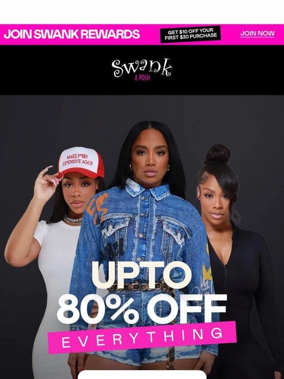 Hot Stuff Alert: Up to 80% OFF EVERYTHING!!