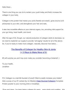 How to NATURALLY make more collagen