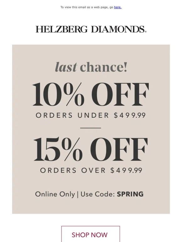 Hurry! Now’s your chance to save on your favorites