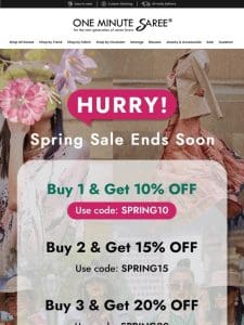 Hurry! Spring Specials sale Are Wrapping Up Soon