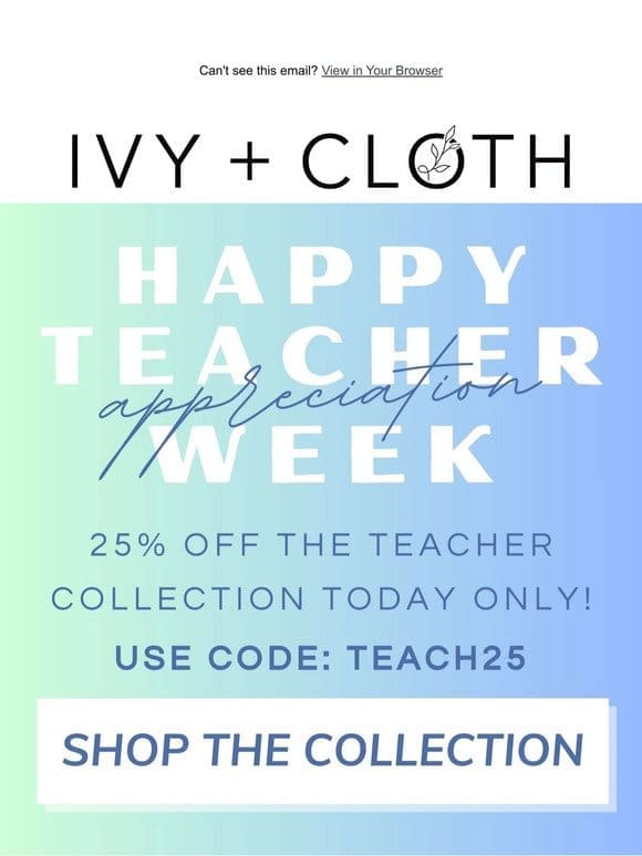 ICYMI: It’s Teacher Appreciation Week!
