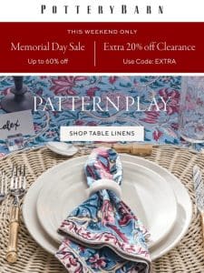 IT’S ON: Up to 60% off Memorial Day Sale + Extra 20% off clearance