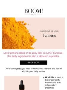 Illuminate your skin with turmeric ✨
