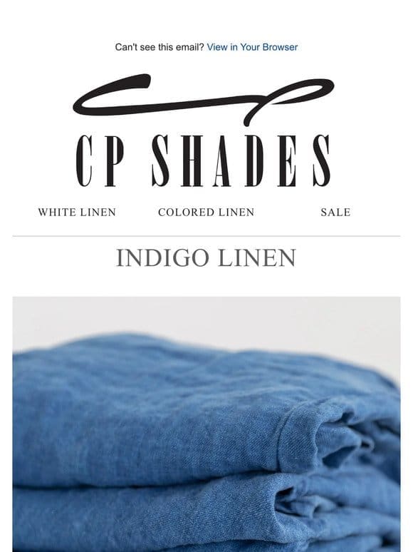 Indigo Linen