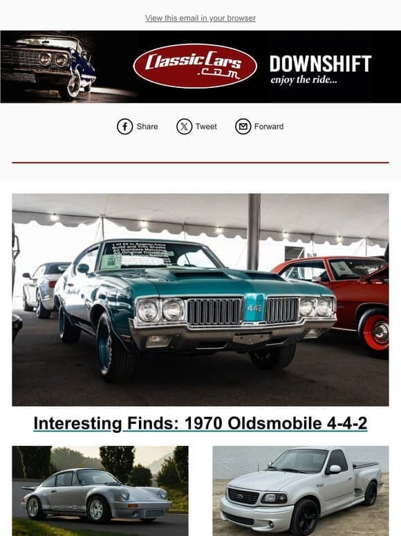 Interesting Finds: 1970 Oldsmobile 4-4-2
