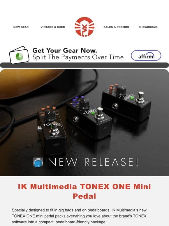 Introducing IK Multimedia TONEX ONE