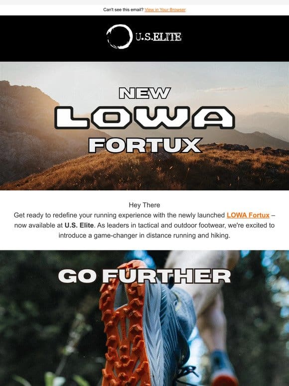 Introducing LOWA Fortux: Run with Confidence