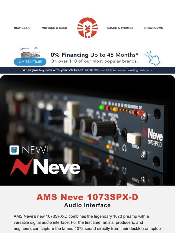 Introducing Neve’s New 1073 Interface