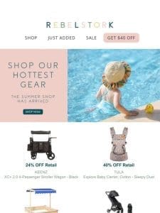 Introducing The Summer Shop!