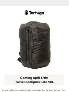 Introducing The Travel Backpack Lite ?