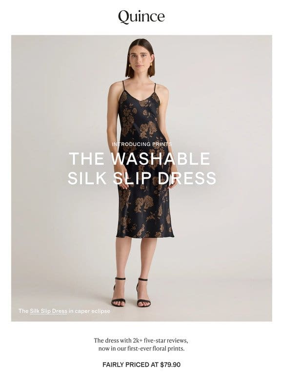 Introducing printed silk dresses