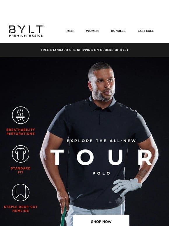 Introducing the All-New Tour Polo