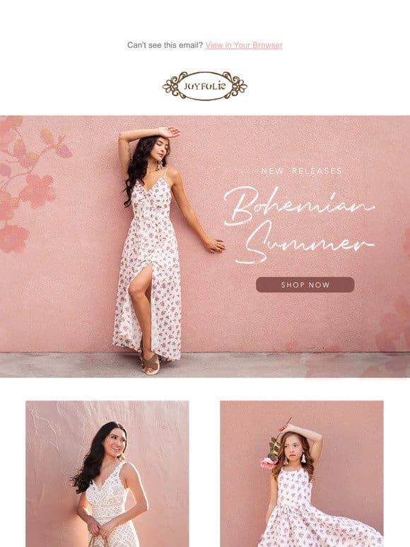 Introducing the NEW Bohemian Summer collection