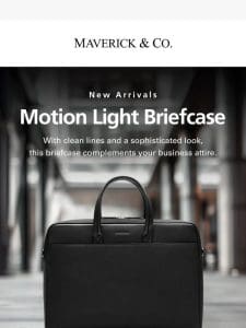 Introducing the New Motion Light Briefcase