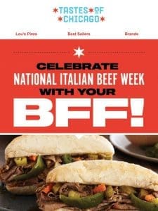 It’s Italian Beef Week!