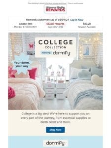 It’s here! Our College Collection featuring Dormify.