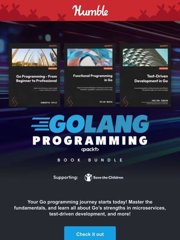 It’s time to learn Go programming with this jam-packed bundle of books!