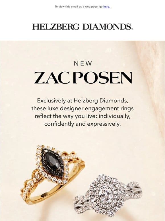 JUST IN: luxe rings from designer Zac Posen